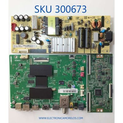 KIT DE TARJETAS PARA TV TCL / NUMERO DE PARTE MAIN SVSMS22F03-MA200AA / 40-MS22F1-MAB2HG / MS22F1 / V8-ST22K01 / NUMERO DE PARTE FUENTE 08-L12NLA2-PW200AA / L12NW / L12NH / NUMERO DE PARTE T-CON CV500U1-T01-CB-1 / PANEL NTX000153A / MODELO 50S425